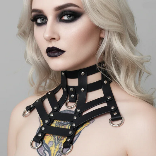 Gothic Spider Web Choker - My Aura - myauragoth.com