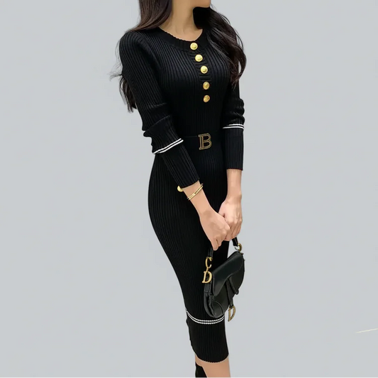 Women's Winter Knitted Dress - My Aura - myauragoth.com