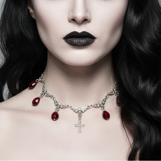 Women's Vampire Choker - My Aura - myauragoth.com