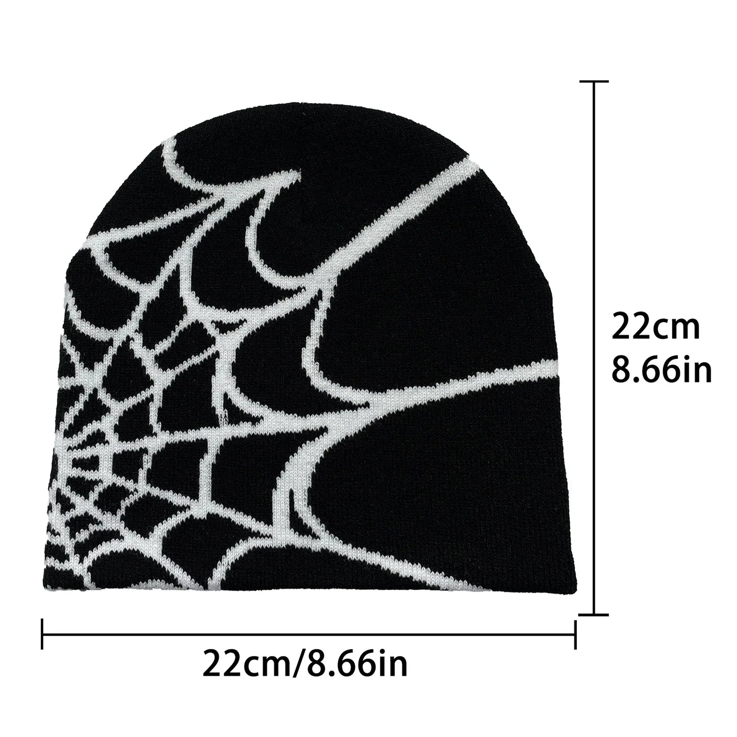 Spider Web Beanie - My Aura - myauragoth.com