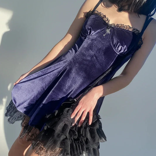 Women's Velvet Dress - My Aura - myauragoth.com