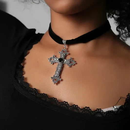 Vintage Gothic Choker - My Aura - myauragoth.com