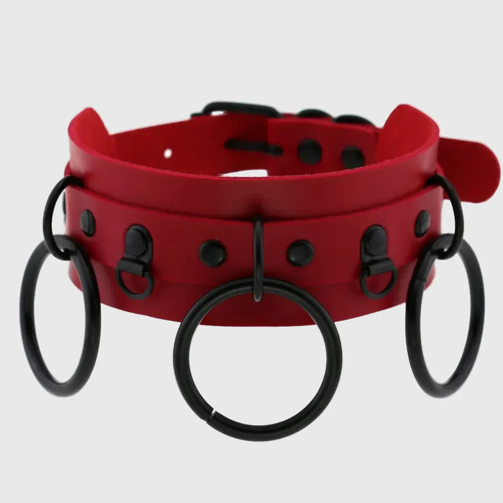 Triple Ring Collar - My Aura - myauragoth.com