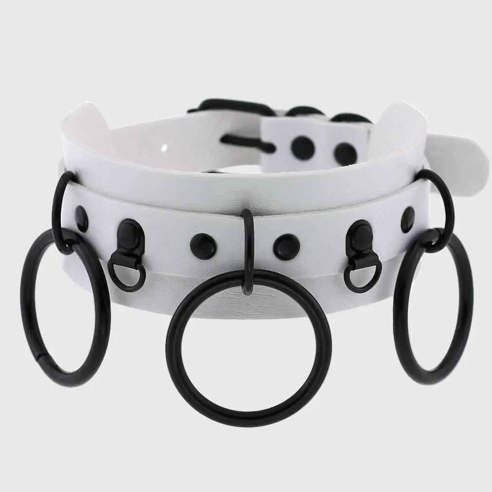 Triple Ring Collar - My Aura - myauragoth.com