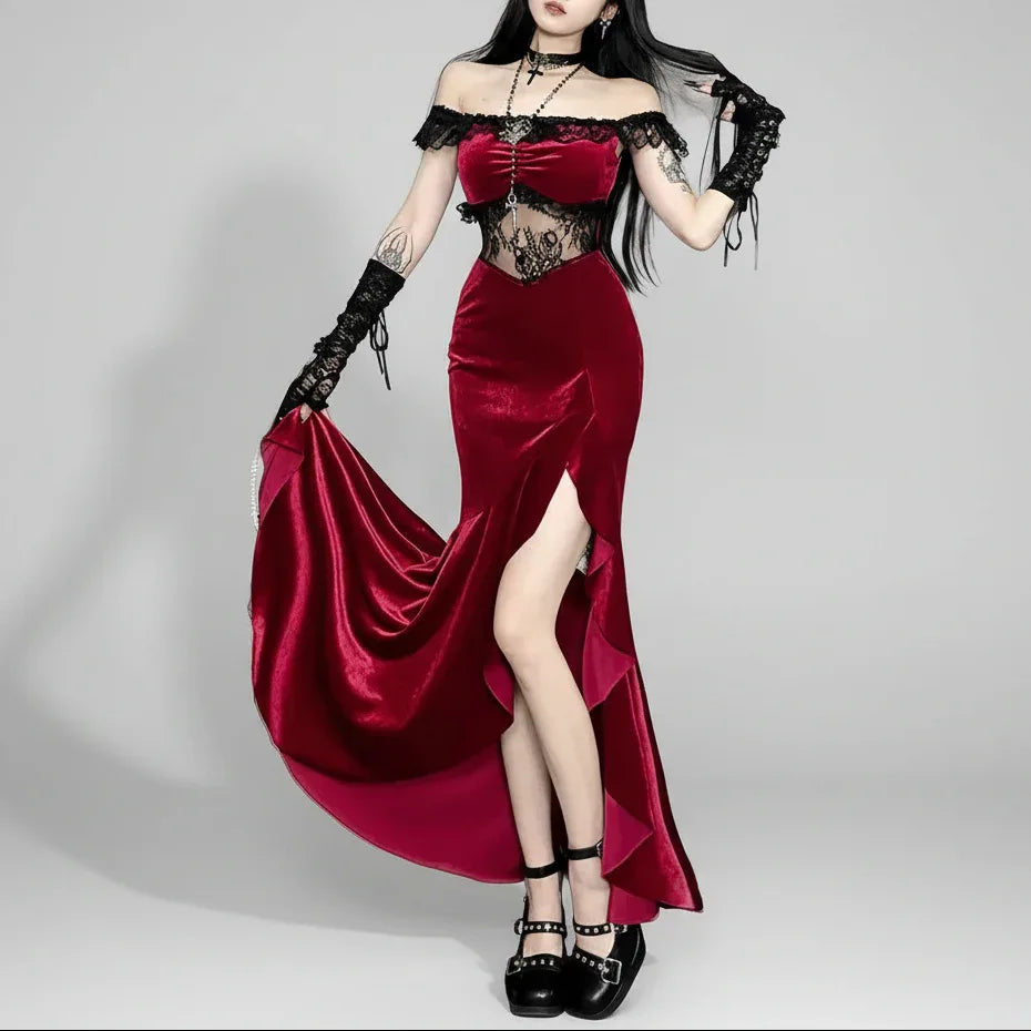 Women's Gothic Party Dress - My Aura - myauragoth.com
