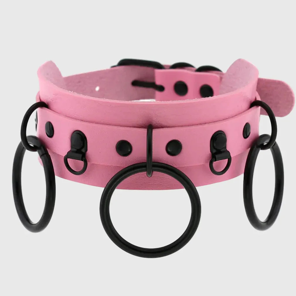 Triple Ring Collar - My Aura - myauragoth.com