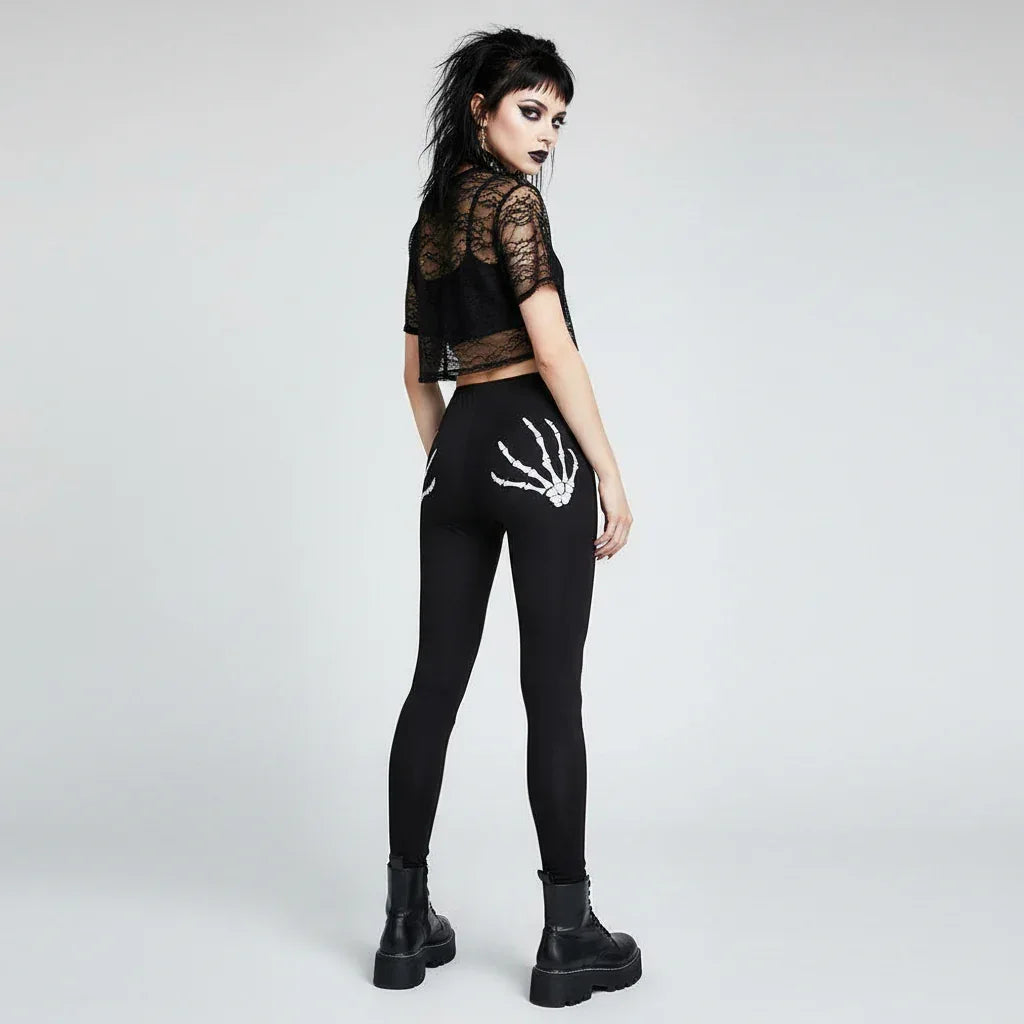 Skull Leggings - My Aura - myauragoth.com
