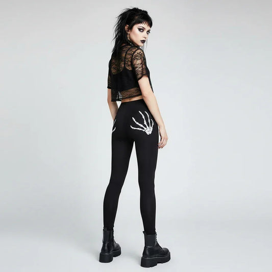 Skull Leggings - My Aura - myauragoth.com