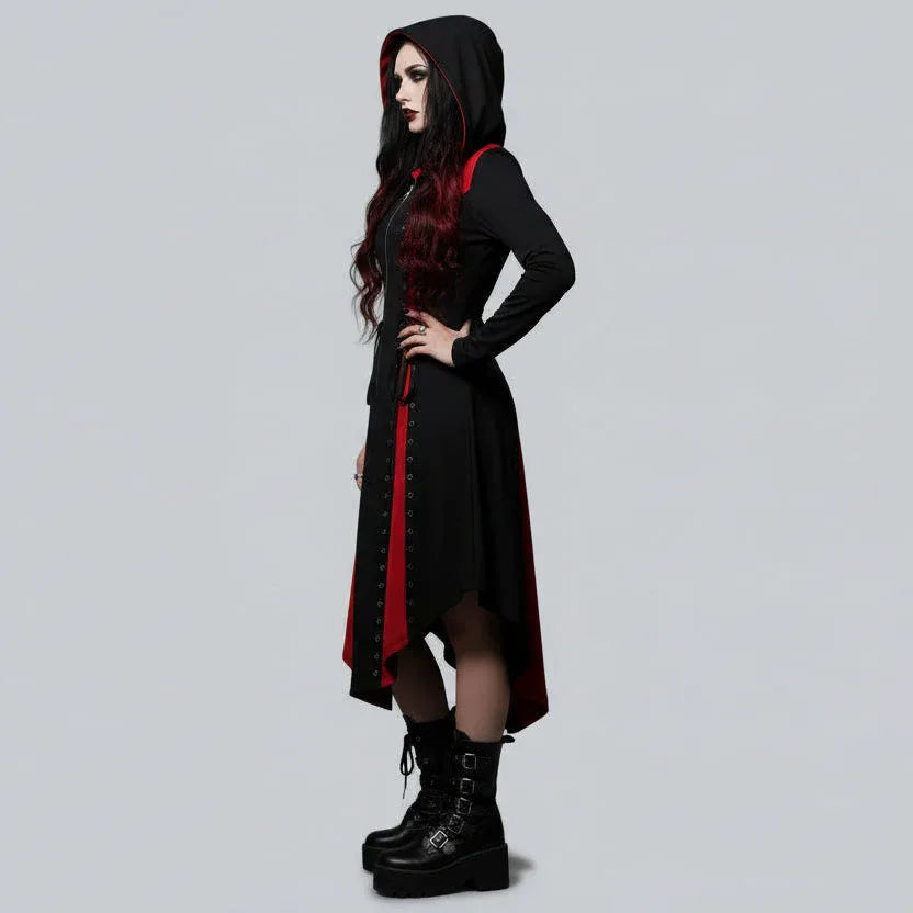 Women's Hooded Dress - My Aura - myauragoth.com