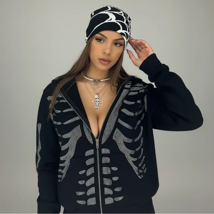 Spider Web Beanie - My Aura - myauragoth.com