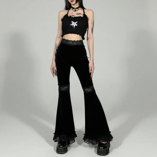 Women's Flared Pants - My Aura - myauragoth.com