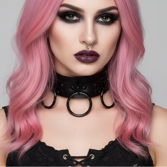 Triple Ring Collar - My Aura - myauragoth.com