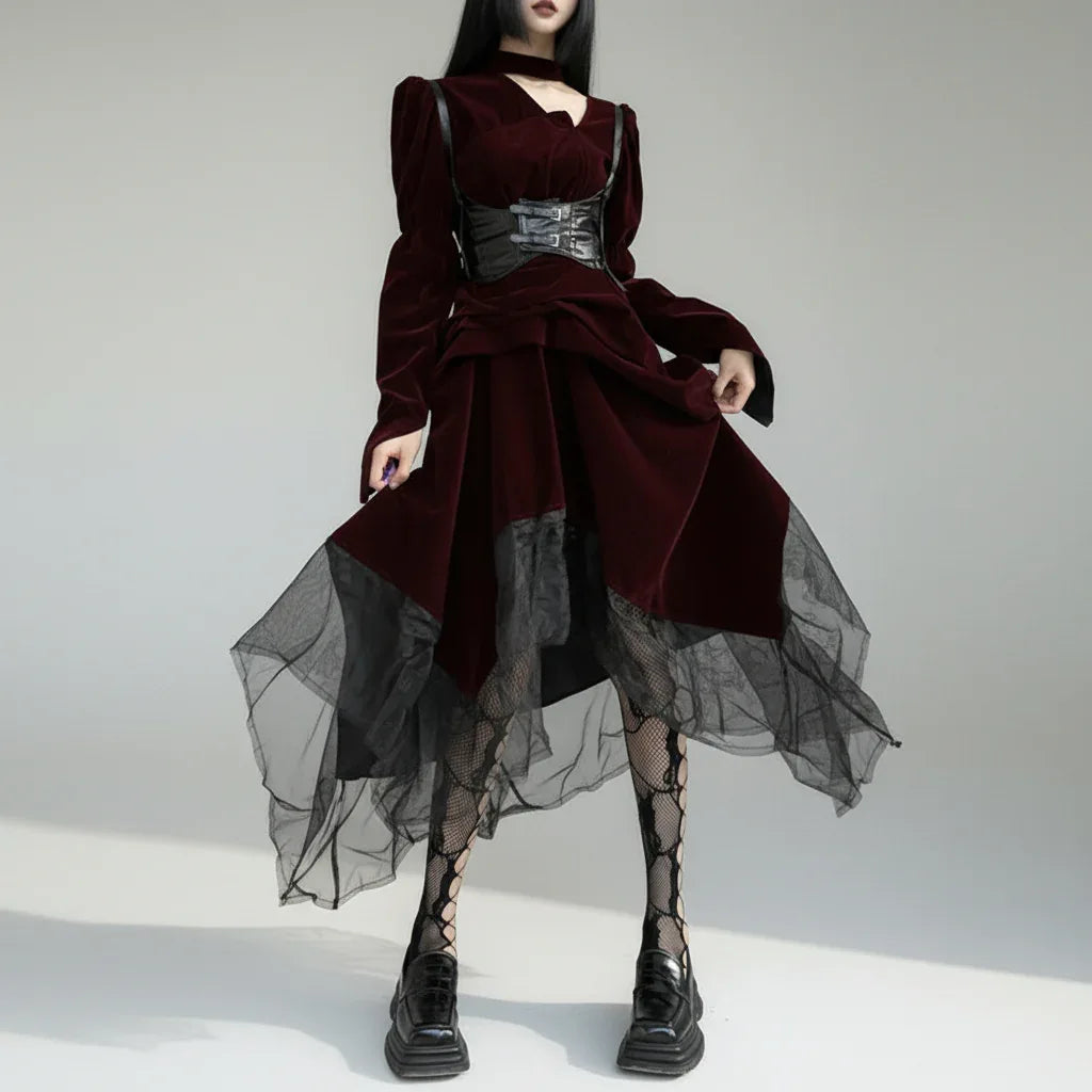 Gothic Long Dress - My Aura - myauragoth.com