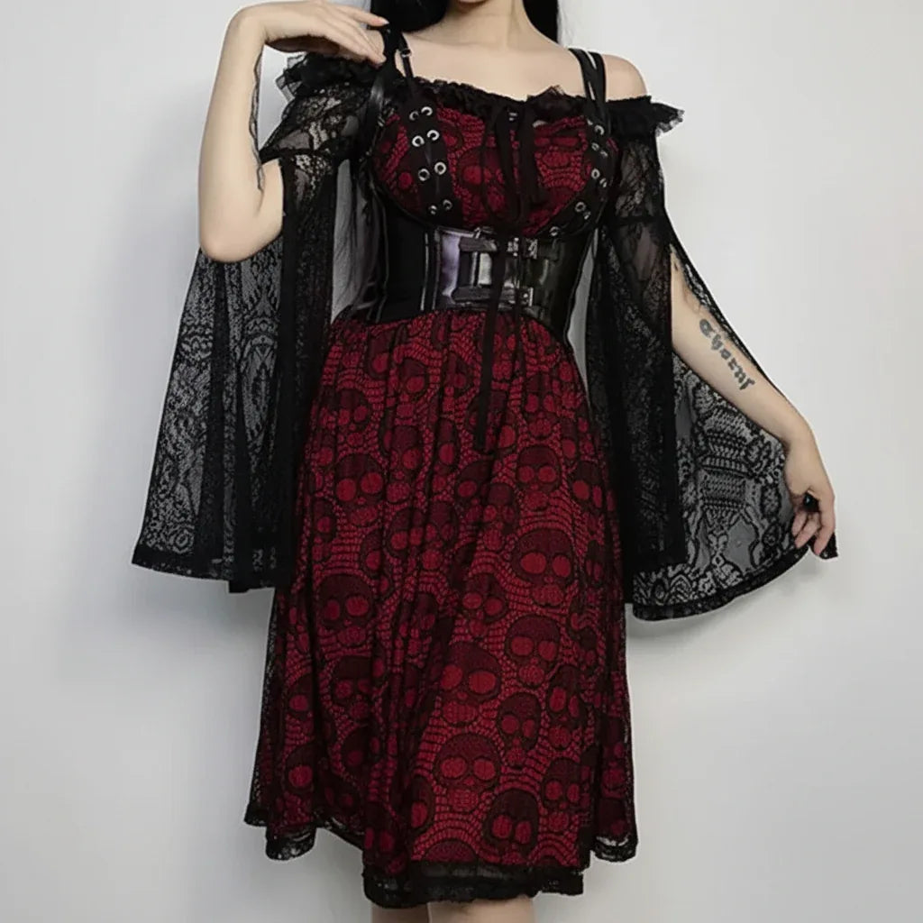 Women's Skull Dress - My Aura - myauragoth.com