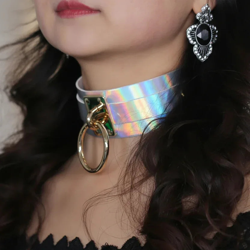 Space Girl Choker Collar - My Aura - myauragoth.com