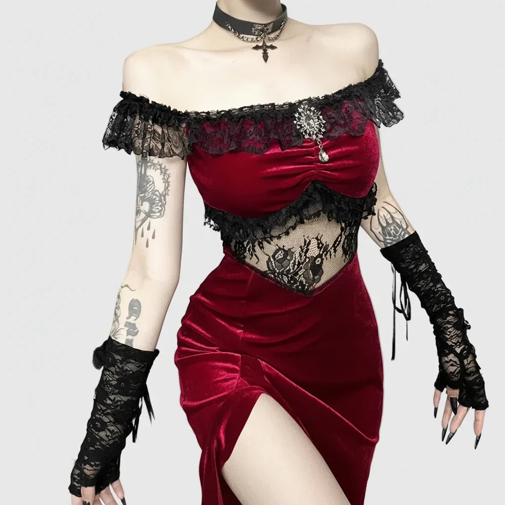 Women's Gothic Party Dress - My Aura - myauragoth.com
