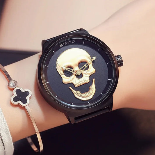 Unisex 3d Skull Watch - My Aura - myauragoth.com
