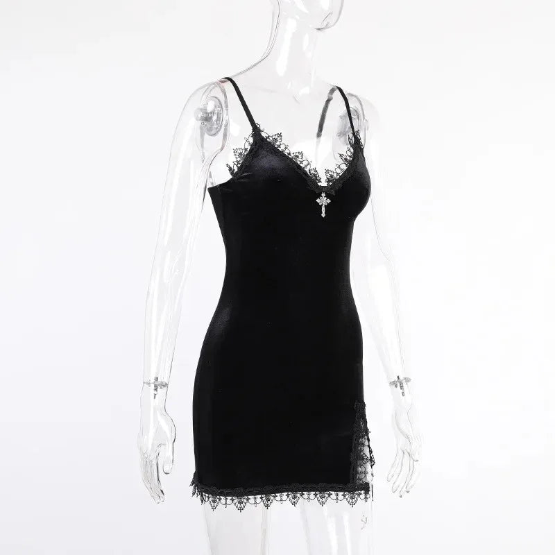 Women's Black Dress - My Aura - myauragoth.com