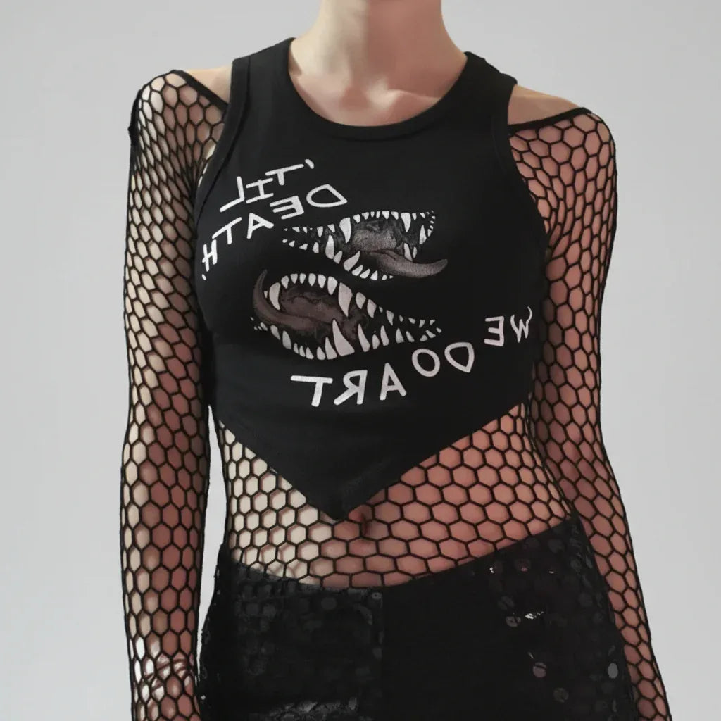 Women's Gothic Top - My Aura - myauragoth.com