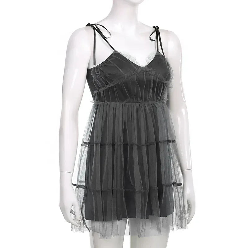 Gothic Mesh Dress - My Aura - myauragoth.com