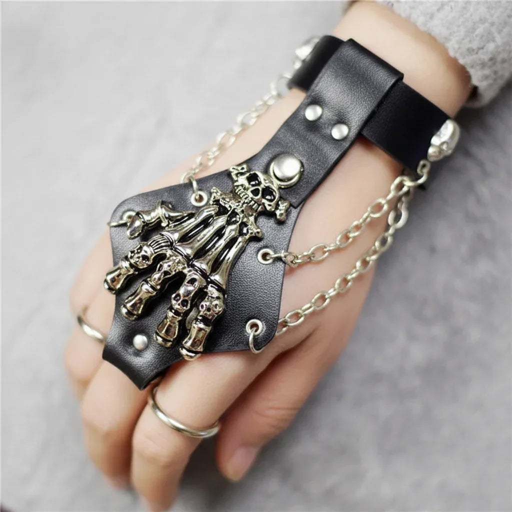Unisex Skull Hand Glove - My Aura - myauragoth.com