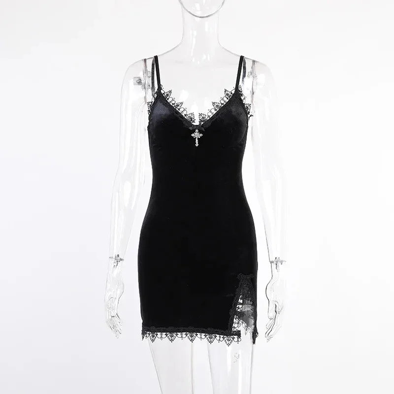 Women's Black Dress - My Aura - myauragoth.com