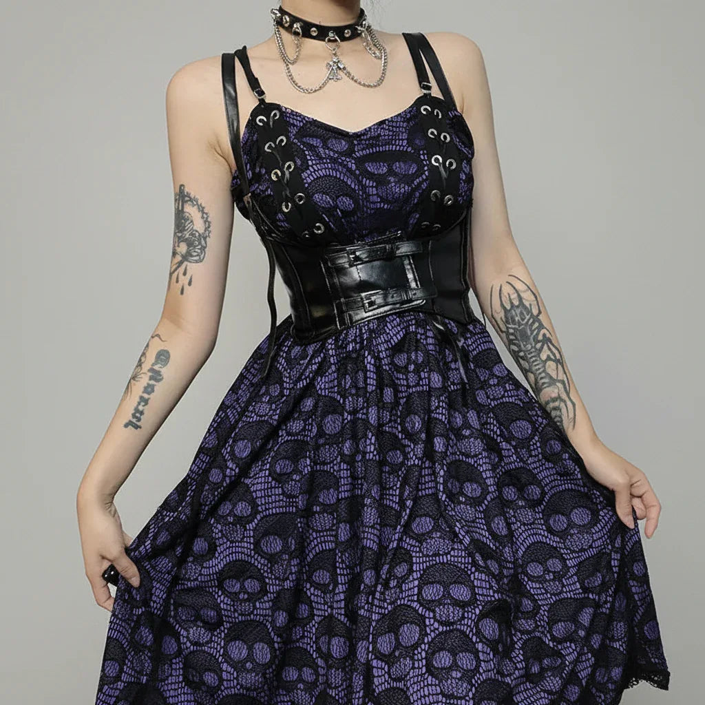 Women's Skull Dress - My Aura - myauragoth.com