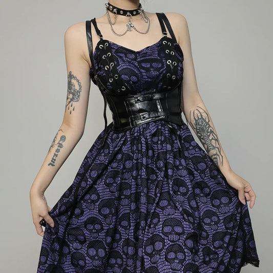 Women's Skull Dress - My Aura - myauragoth.com