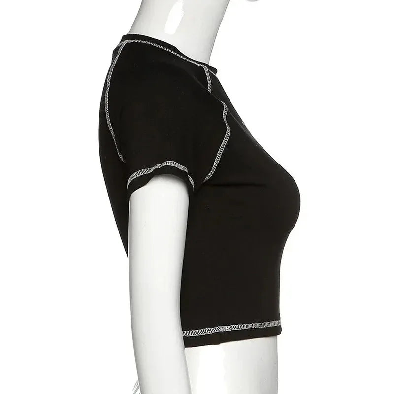 Women's Gothic Crop Top - My Aura - myauragoth.com