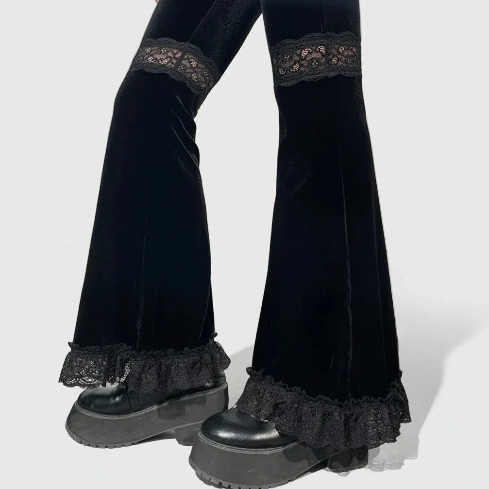 Women's Flared Pants - My Aura - myauragoth.com