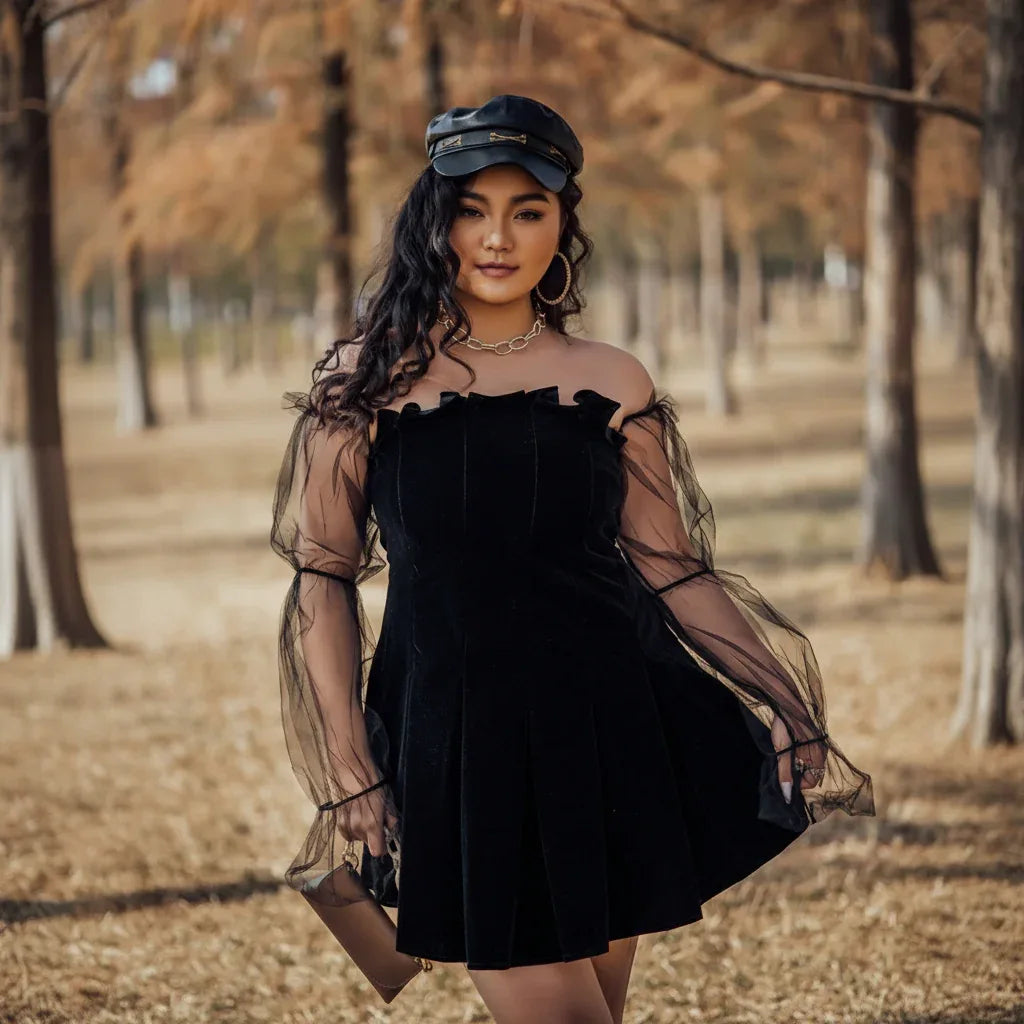 The Bubble Goth Mini Dress - My Aura - myauragoth.com