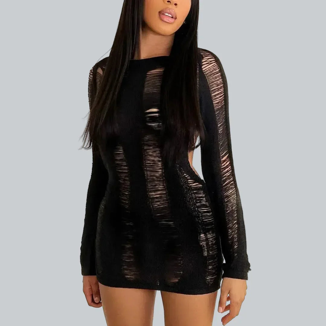 Women's Knitted Dress - My Aura - myauragoth.com