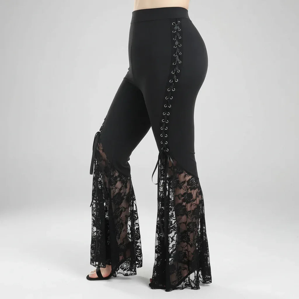 Gothic Flare Pants - My Aura - myauragoth.com