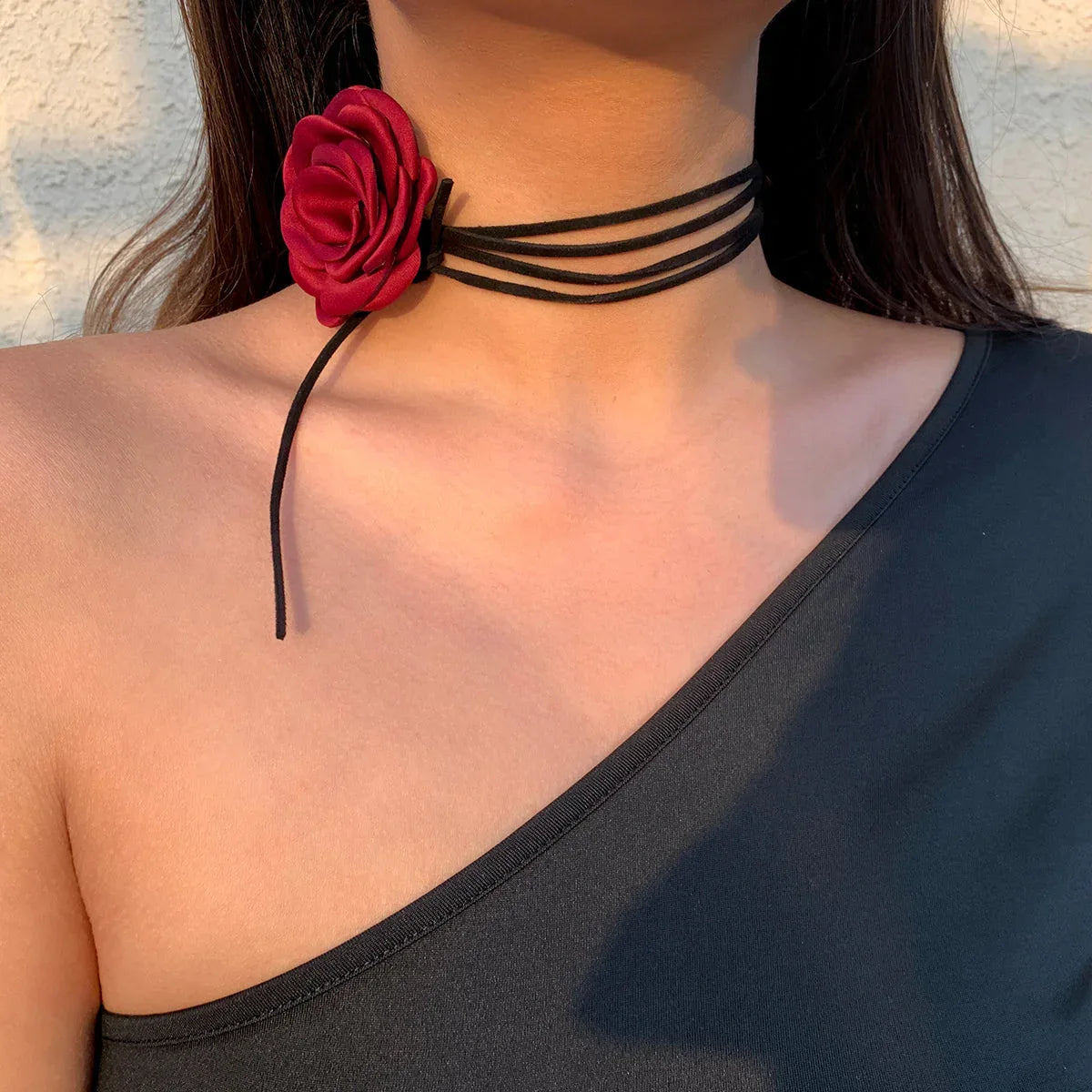 Gothic Rose Choker - My Aura - myauragoth.com