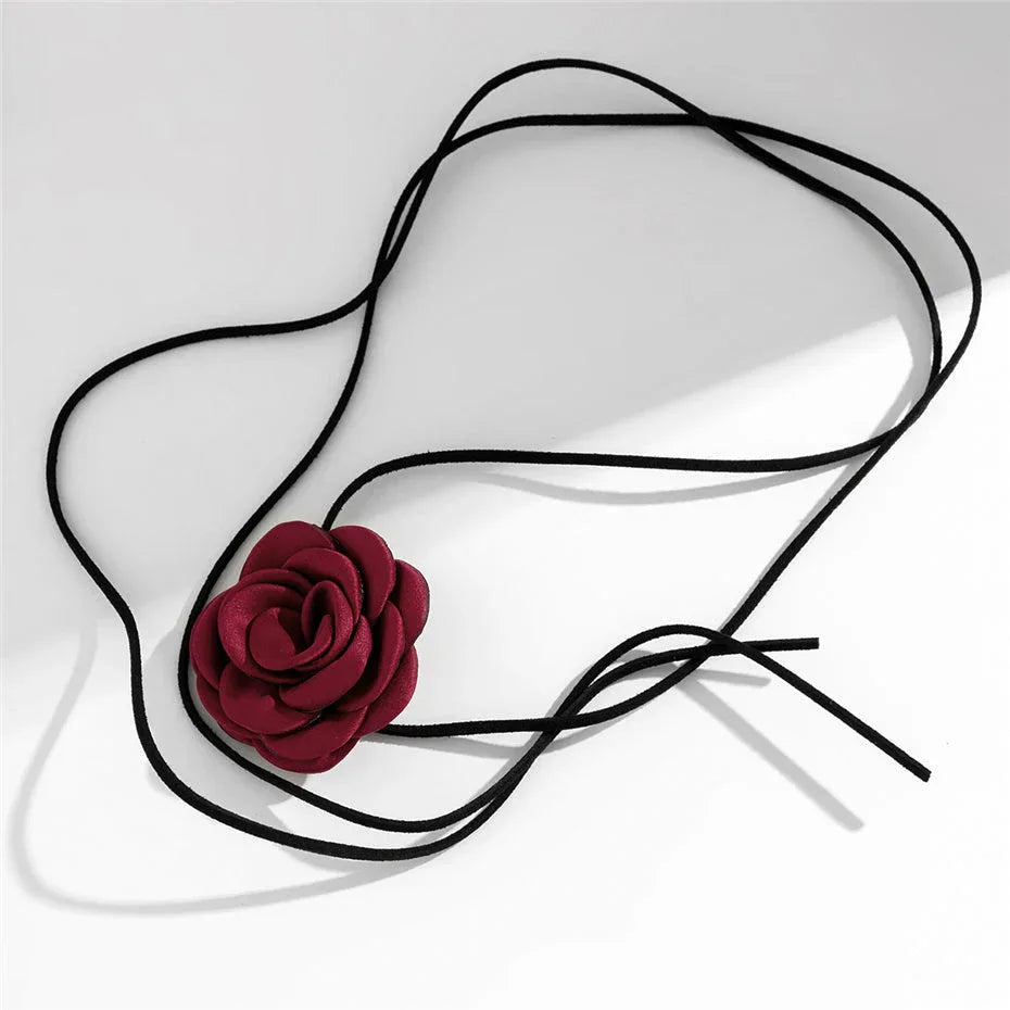 Gothic Rose Choker - My Aura - myauragoth.com