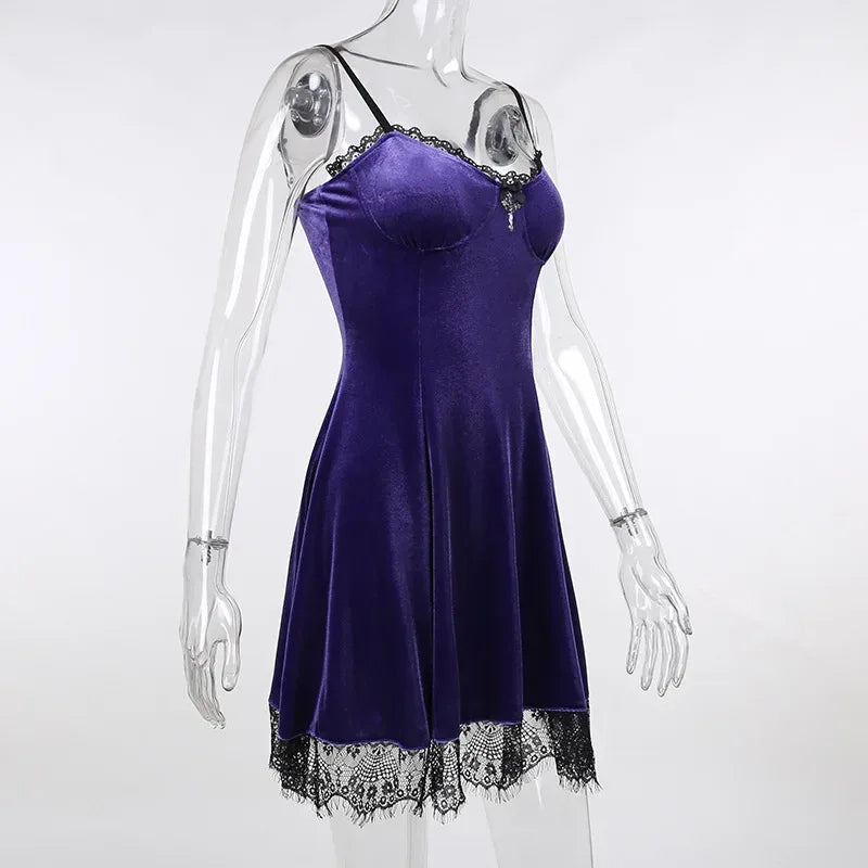 Women's Velvet Dress - My Aura - myauragoth.com