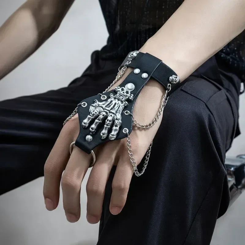 Unisex Skull Hand Glove - My Aura - myauragoth.com