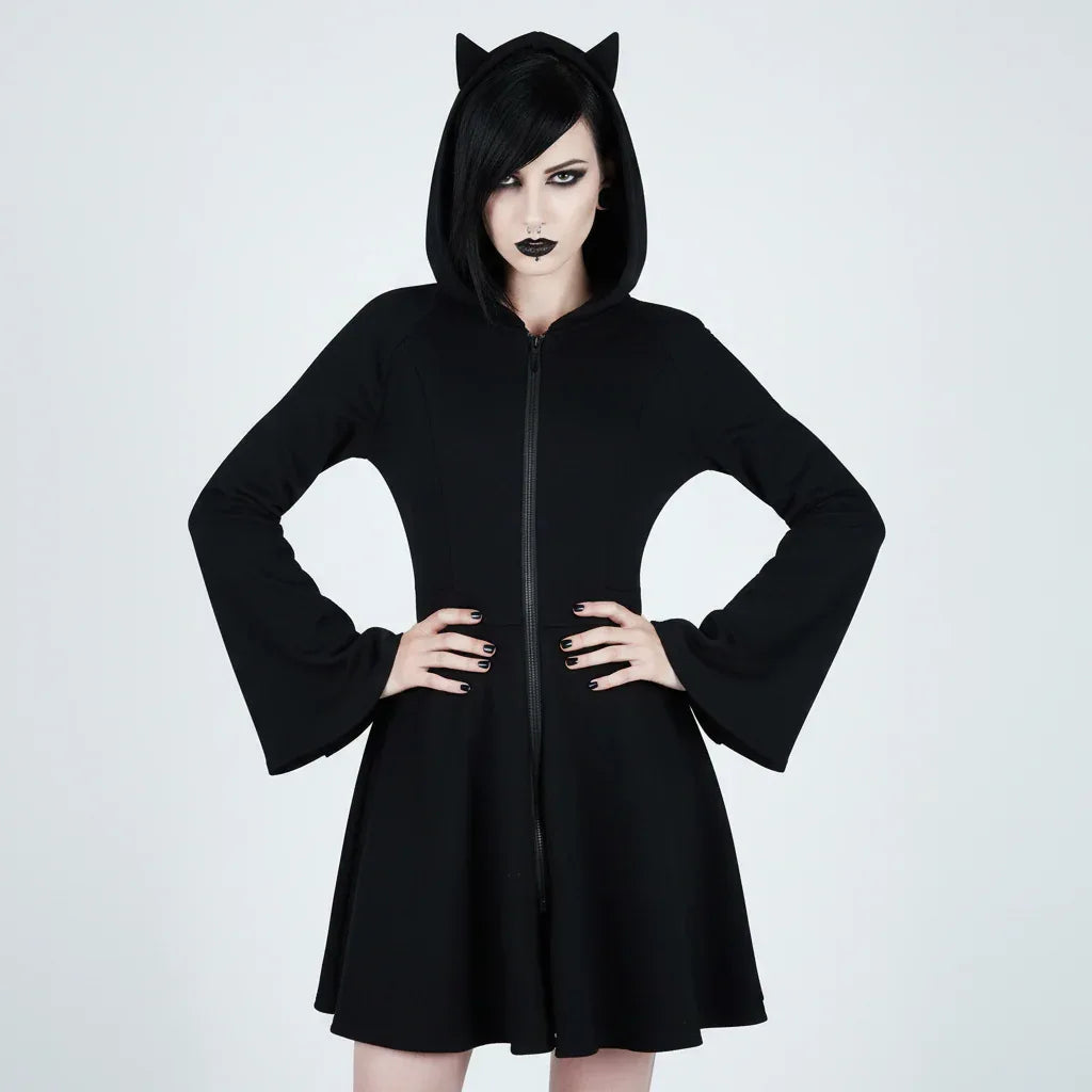 Women's Hooded Dress - My Aura - myauragoth.com