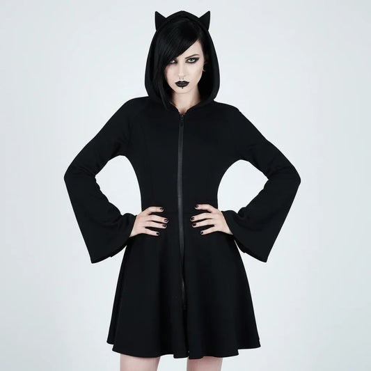 Women's Hooded Dress - My Aura - myauragoth.com