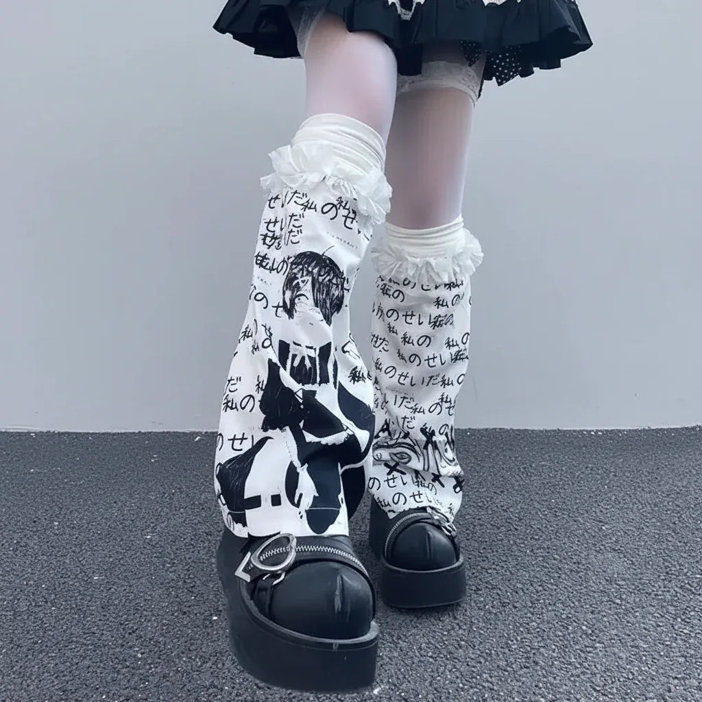 Women's Lolita Leg Warmers - My Aura - myauragoth.com