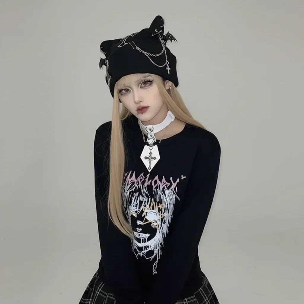 Women's Gothic Beanie - My Aura - myauragoth.com