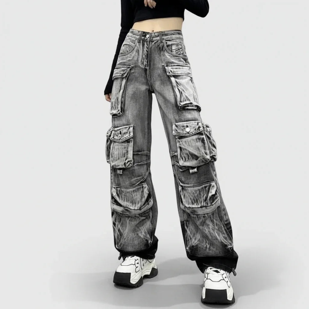 Women's Denim Pants - My Aura - myauragoth.com