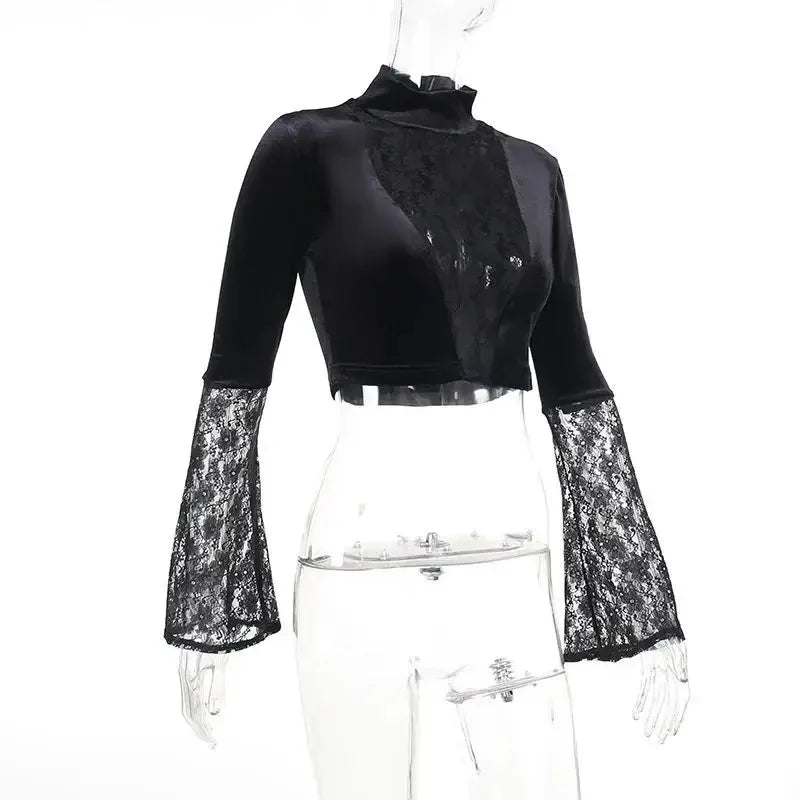 Gothic Long Sleeve Top - My Aura - myauragoth.com