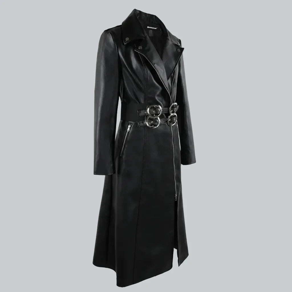 Maxi Leather Dress - My Aura - myauragoth.com