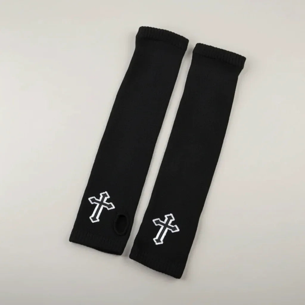 Gothic Fingerless Gloves - My Aura - myauragoth.com