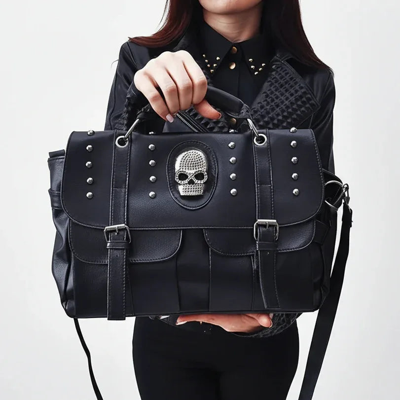 Women's Skull Handbag - My Aura - myauragoth.com