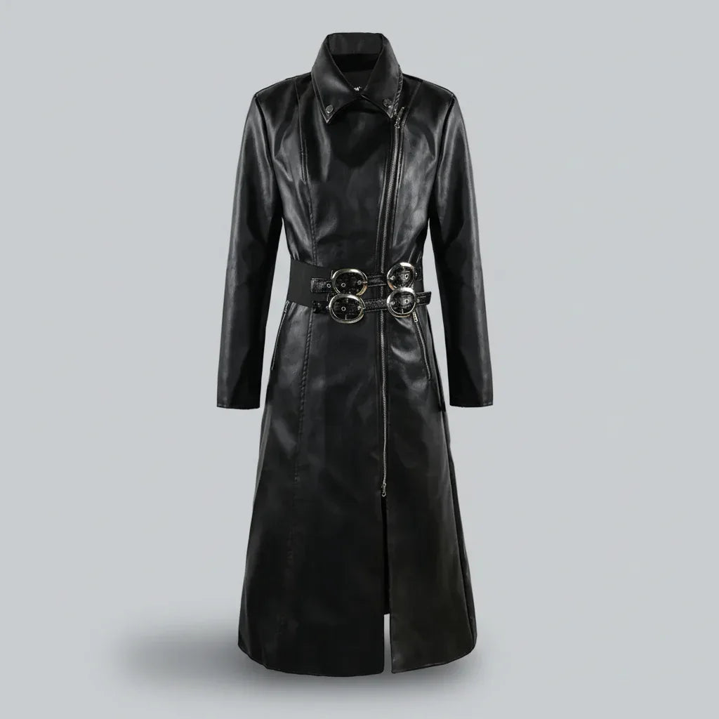 Maxi Leather Dress - My Aura - myauragoth.com