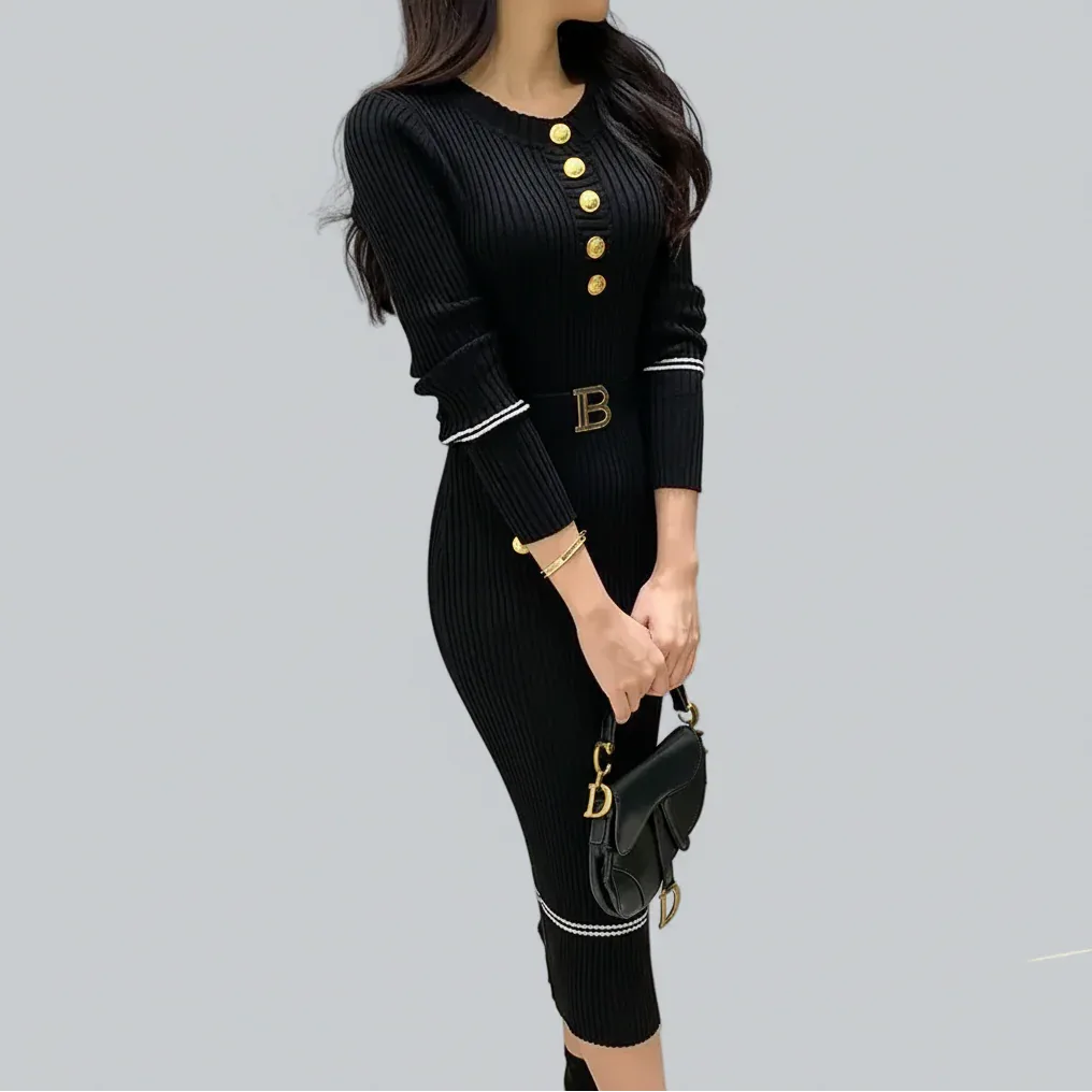 Women's Winter Knitted Dress - My Aura - myauragoth.com