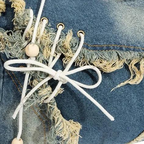 Women's Denim Bag - My Aura - myauragoth.com