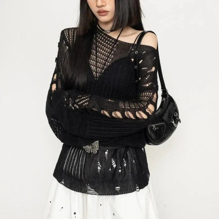 Women's Knitted Sweater - My Aura - myauragoth.com